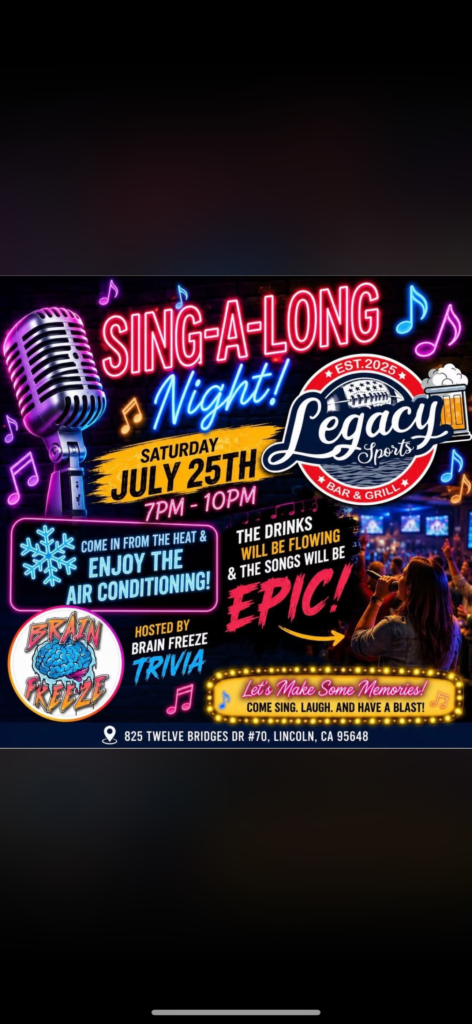 Sing-A-Long Night!