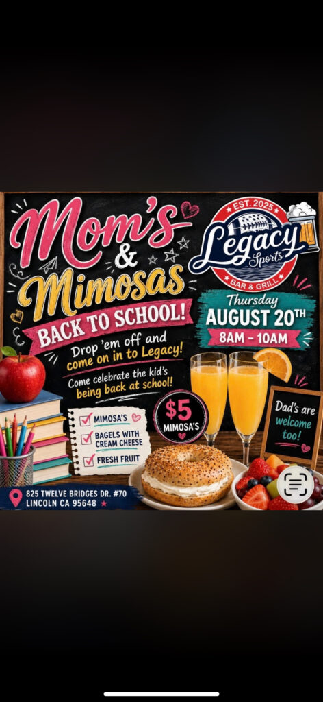 Mom’s & Mimosas Back to School!