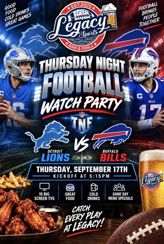 Thursday Night Football Watch Party